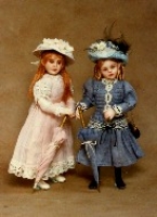 Amelia & Kathryn Miniature Dolls