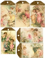 Antique Easter Tags