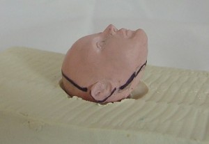 Making A Miniature Doll Mold - Gina Bellous 5
